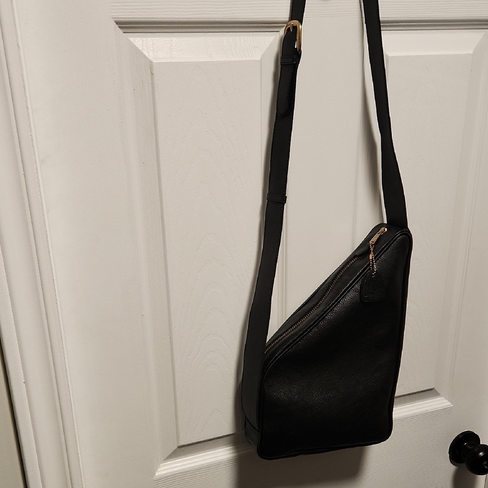 JP Ourse & Cie Black Leather Bag